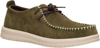 Hey Dude Wally NXT Moc Toe Lace-Up in Green at Nordstrom, Size 14