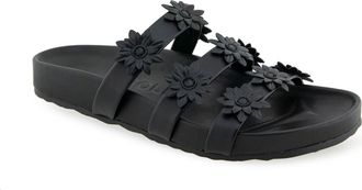 Aerosoles Leflor Sandal in Black Faux Leather at Nordstrom Rack, Size 9.5