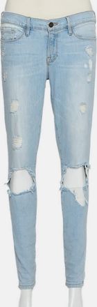 Frame Denim Frame Blue Denim Le Skinny De Jeanne Nowita Jeans