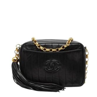Chanel Pre-owned Cross Body Bags, female, Black, Size: ONE SIZE Pre-owned Mademoiselle Shoulder Bag