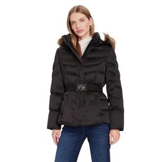 Guess Jassen, Dames, Zwart, M, Winterjassen