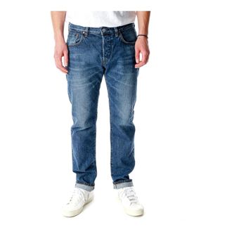 Edwin Heren, Jeans, Blauw, Maat: W29 L32 Katoen