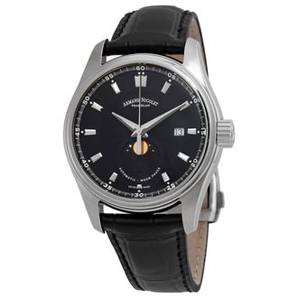 Armand Nicolet MH2 Moonphase Automatic Black Dial Mens Watch A640L-NR-P840NR2
