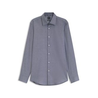 BOSS Slim-fit shirt in a cotton blend