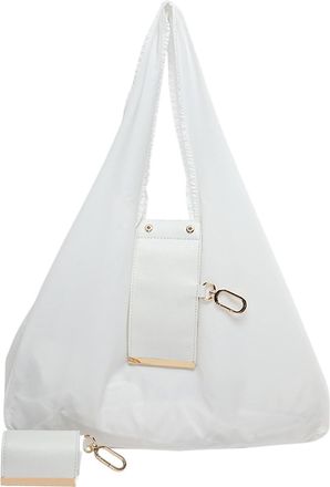 Generic Tote Bag - 9X5cm Shoulder Bag, Effortless Portability Design | Expandable Key Ring Tote with Refined Neutral Palette, Trendy Purse for Student Teacher