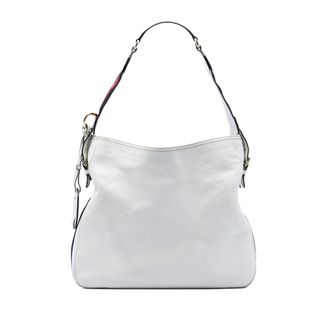 Gucci Tweedekans Medium Pebbled Kalfsleer Web Heritage Schoudertas