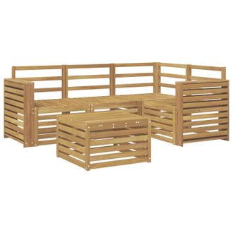 vidaXL Conjunto De Sof&aacute;s De Exterior 5 Pcs Blanco 59 X 59 X 37 Cm Vidaxl