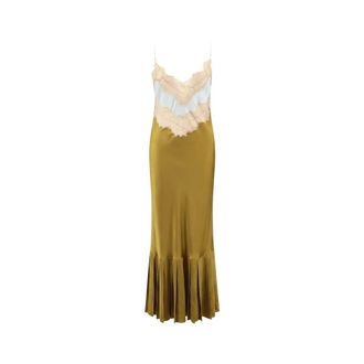 Mes Demoiselles... Abito Midi Fina - - Dresses - Donna - Verde - S