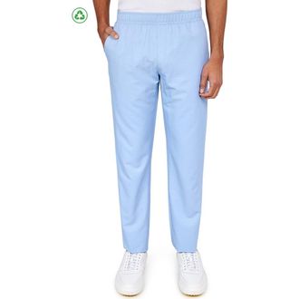 Con.Struct Regular Fit Diamond Print Drawstring Recycled Performance Golf Pants in Lt Blue at Nordstrom, Size Xxx-Large