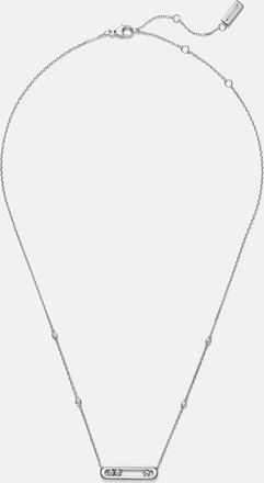 Messika Collana Baby Move in oro bianco 18kt con diamanti
