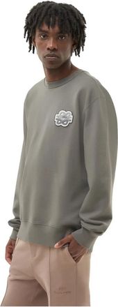 Filling Pieces Sweatshirt Gowtu - Heren - Sweatshirts - Grijs - S - Katoen - Hoodies & sweatvesten