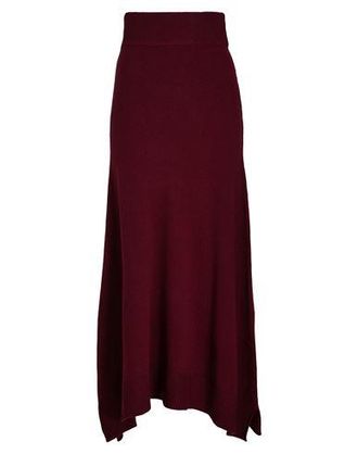 8 by YOOX WOOL BLEND KNIT COLUMN MAXI SKIRT