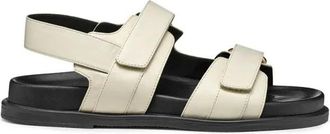 Geox D Adelash Sandalen - Dames - Sandalen - Beige - 37 EU - Leer - Schoenen