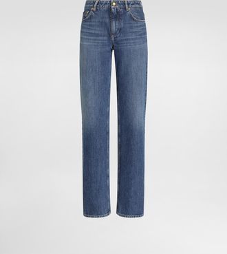 Dolce & Gabbana 5-pocket Denim Trousers - Woman Denim And Jeans Multi-colored 38