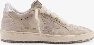 Golden Goose Sneakers Ballstar in suede con patch logo laterale - GOLDEN GOOSE DELUXE BRAND - gender_Woman