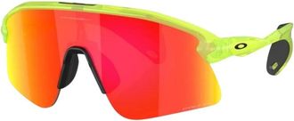 Oakley Stunt Devil S - unisex - Zonnebrillen - Groen - 36 MM - Accessoires