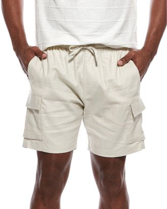 Onia Stretch Linen-Blend Cargo Short