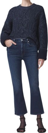 Citizens Of Humanity Isola Cropped Boot Jean In Baltic
