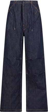 Darkpark Daisy Militaire Broek - Dames - Loose Fit Jeans - Blauw - 3XS - Jeans