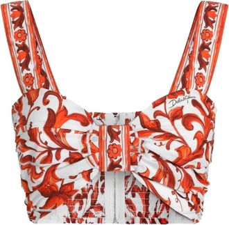 Dolce & Gabbana Mouwloze Tops - Dames - Tops zonder mouwen - Veelkleurig - L - Tops