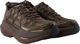 Hoka One One Unisex Mach X Sneaker Brown Synthetic