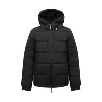 Dirk Bikkembergs Winter Jackets, male, Black, Size: 2XL Piumino