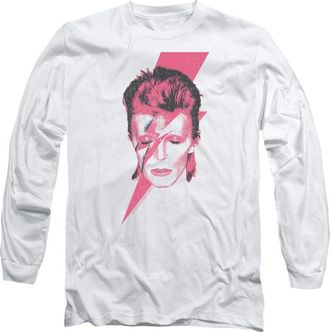 Gildan David Bowie Aladdin Sane Long Sleeve Adult Tee / T-Shirt