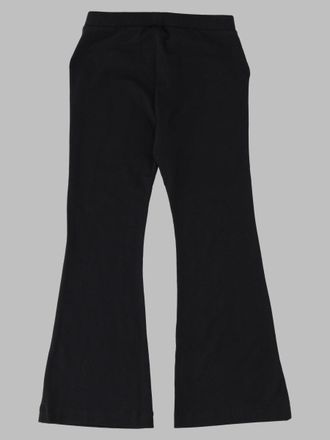 Moschino Logo-Embroidered Flared Trousers - Black