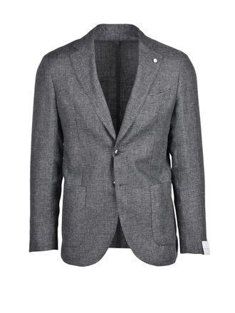 Lubiam Linen Wool Jacket - Grey