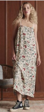 The Great. Sundrift Dress In Fl Butterfly