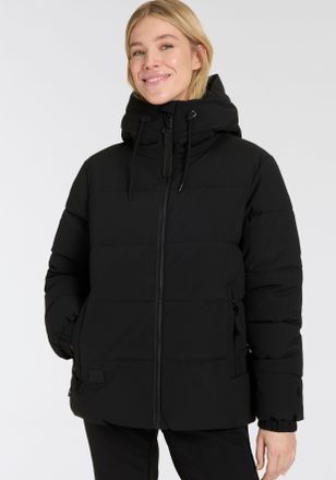 Icepeak Steppjacke ICEPEAK ADAMAN, Damen, Gr. 42, schwarz, Web, Obermaterial: 100% Polyester. Futter: 100% Polyester. Wattierung: 100% Polyester, regular fit 