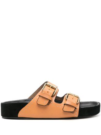 Isabel Marant Lennyo studded sandals - Orange