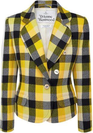 Vivienne Westwood Georgia Checked Double-breasted Jacket