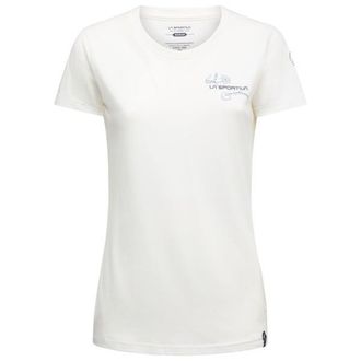 La Sportiva Climb Flower T-Shirt T-Shirt f&uuml;r Damen | wei&szlig;