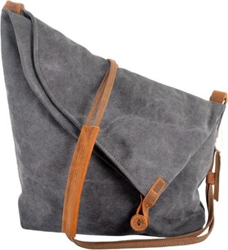 Generic NYSDM Retro Vintage Mens canvas leather Shoulder Bag Messenger Bag Sling male Cross-body