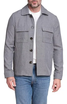Bagatelle Shirt Jacket in Grey at Nordstrom, Size X-Large