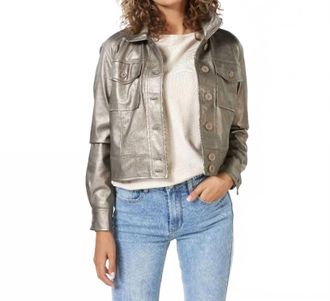 Esqualo Sigrid Jacket In Soft Gold