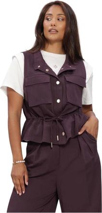Aaiko Jassen, Dames, Paars, M, Leer, Dames Blazers Lena Ray 538