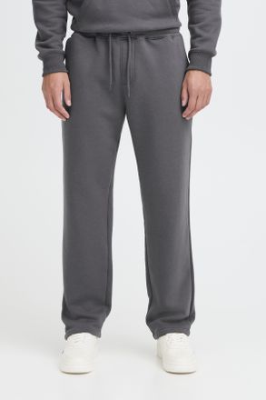 Blend Jogginghose BLEND BHDOWNTON straight leg pants, Herren, Gr. XXL, N-Gr, iron gate, angeraute Sweatware, Obermaterial: 50% Baumwolle, 50% Polyester, uni