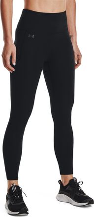 Under Armour Womens Motion Ankle Leggings, Black (001) / Purple Switch, M