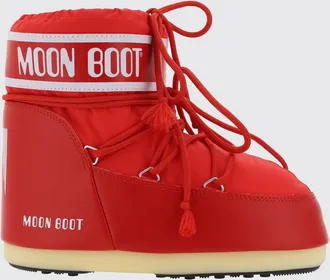 Moon Boot Icon Low-Cut Nylon Snow Boots with Printed Logo