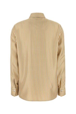 Versace 10013601a13367 5e490 Bonegold Exterior: Silk Camicie Shirt