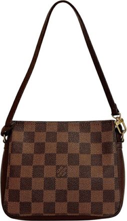 Louis Vuitton Brown Leather Pouch (Pre-Owned)