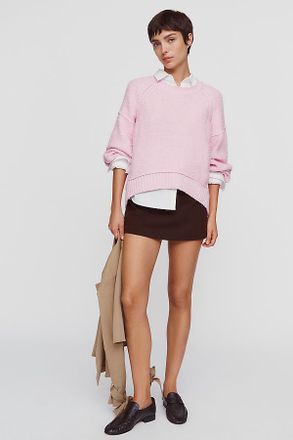 Pilcro Rooney Relaxed Crew Neck Sweater