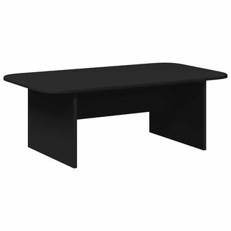 vidaXL Mesa De Caf&eacute; Negro 93 X 53 X 33 Cm Madera De Ingenier&iacute;a Vidaxl