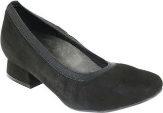 David Tate Fab Square Toe Pump in Black Suede at Nordstrom, Size 10.5