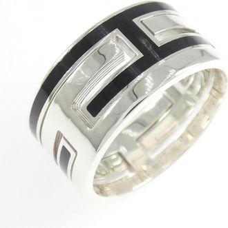 Herm&egrave;s Silver Silver 925 Band Ring (Pre-Owned)