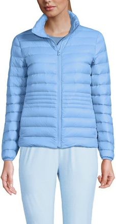 Lands End Wanderweight Ultralight Packable Down Jacket in Opal Blue at Nordstrom, Size X-Large P