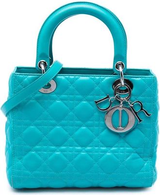 Dior Pre-owned Dior Medium Lambskin Cannage Lady Dior Ladies IMMHOFY6ACN1P50I