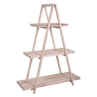 Wanderlust Deco Estanter&iacute;a Expositor De Madera Blanco 98x38x127